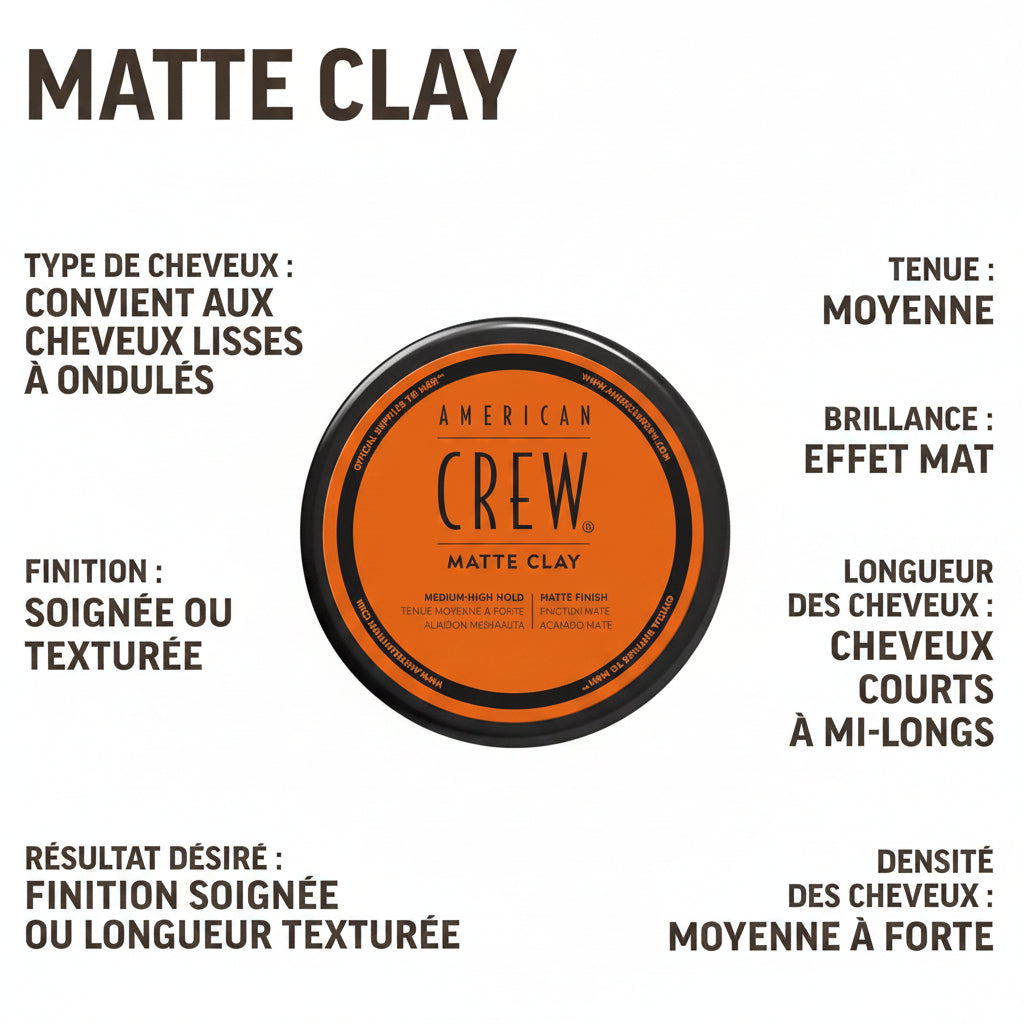 American Crew - Matte clay 85g